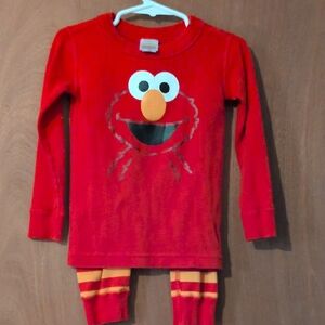 Hanna Andersson Red and Orange Kids Pajamas